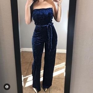 Velvet jumpsuit